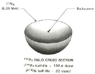 210 Polonium Halo Cross Section (13k)